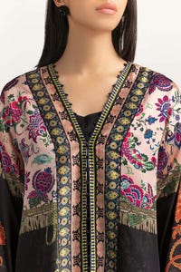 UAE -Shamose Silk Embellished Shirt GLM-23-33