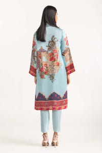 UAE -Printed Silk Embellished Kurti GLM-23-36