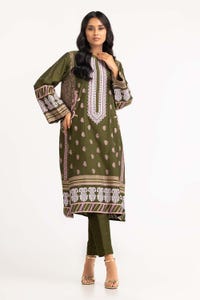UAE -2PC Screen Print Shirt And Trouser GLM-23-38