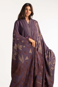 UAE -Dyed Arcylic Viscose Shirt With Shawl GLM-23-63
