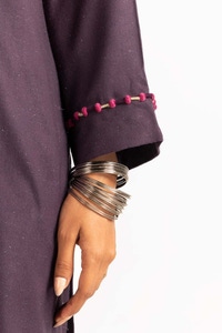 UAE -Dyed Arcylic Viscose Shirt With Shawl GLM-23-63