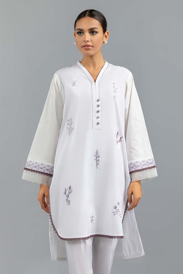 UAE -Embroidered Cambric Shirt GLS-22-122
