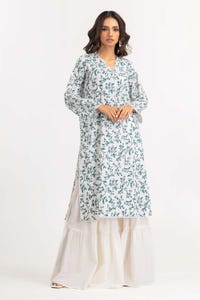 UAE -Light Cotton Screen Printed Kurta GLS-22-151