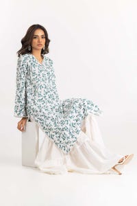 UAE -Light Cotton Screen Printed Kurta GLS-22-151