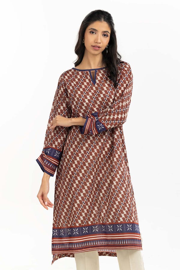 UAE -Digital Printed Cambric Shirt GLS-22-152 1PC