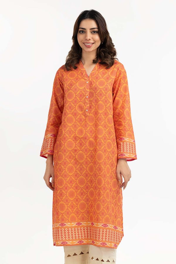 UAE -Digital Printed Cambric Shirt GLS-22-160 1PC