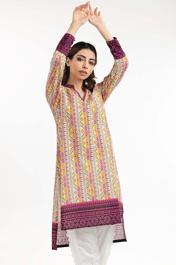 UAE -Digital Printed Cambric Shirt GLS-22-194 1PC