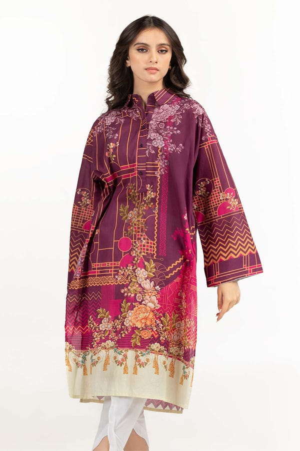 UAE -Digital Printed Cambric Shirt GLS-22-198