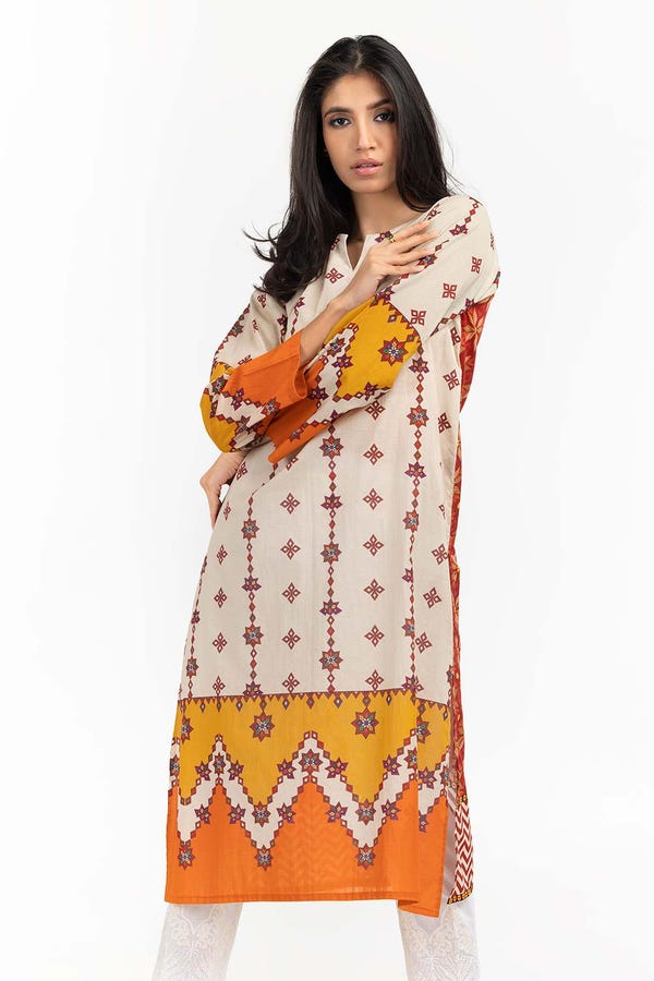 UAE -Digital Printed Cambric Shirt GLS-22-202