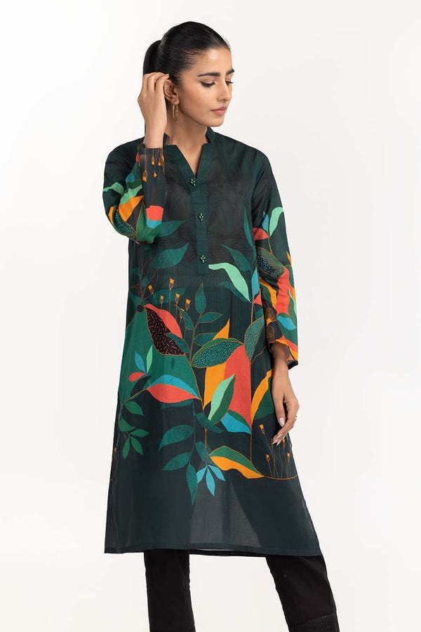 UAE -Digital Printed Cambric Kurti GLS-22-249