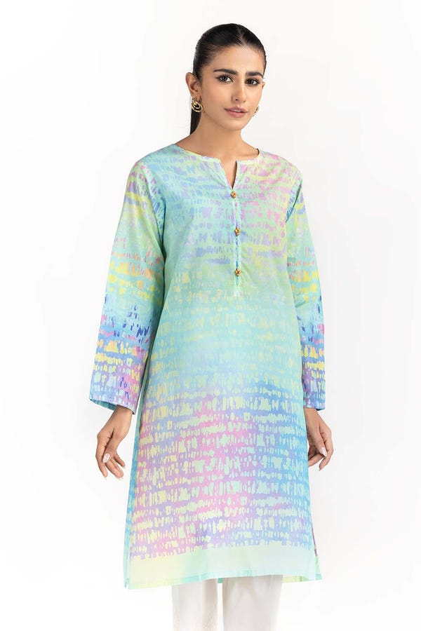 UAE -Digital Printed Cambric Shirt GLS-22-254