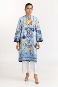 UAE -Digital Printed Cambric Shirt GLS-22-256