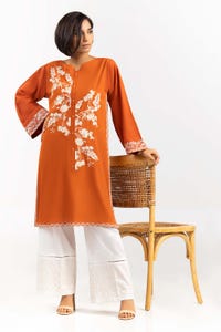 UAE -Embroidered Cambric Cotton Shirt GLS-22-42