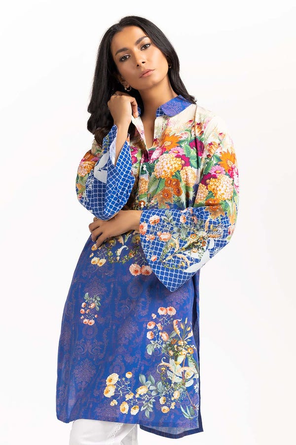 UAE -Digital Printed Cambric Shirt GLS-23-05