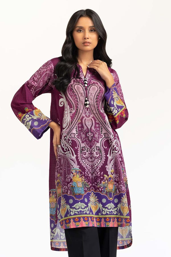 UAE -Digital Printed Cambric Shirt GLS-23-09