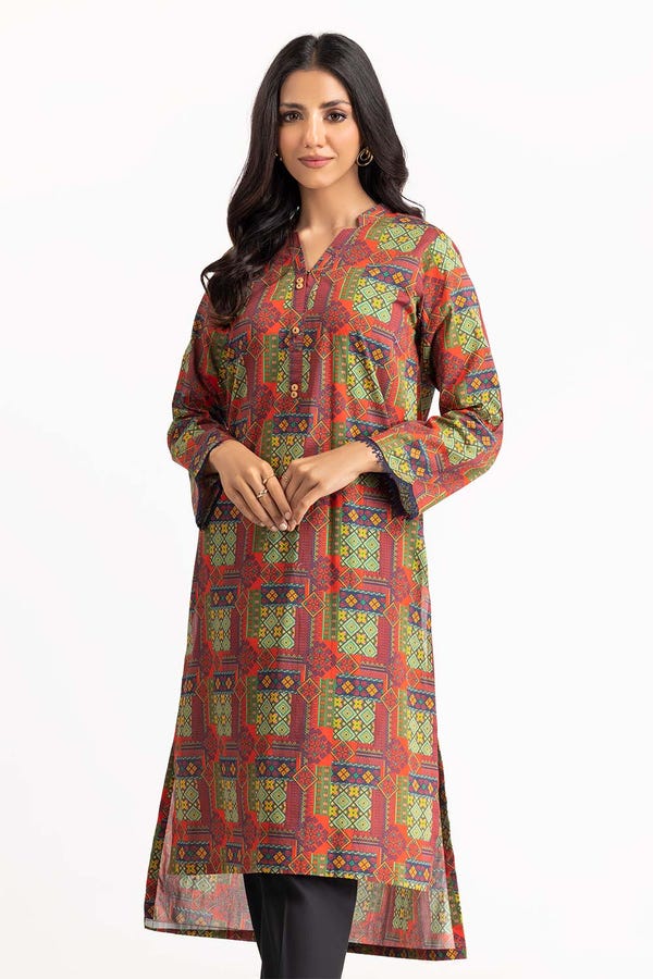 UAE -Digital Printed Cambric Shirt GLS-23-100