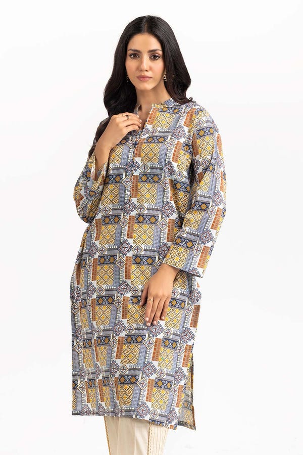 UAE -Digital Printed Cambric Shirt GLS-23-101