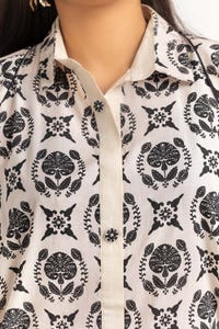 UAE -1Pc Dyed Cambric Screen Printed Kurti GLS-23-112