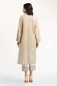 UAE -Dyed Cotton Silk Screen Print Kurti GLS-23-119