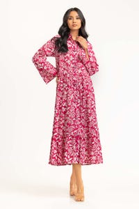 UAE -Digital Print Cambric Dress GLS-23-11