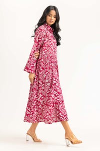 UAE -Digital Print Cambric Dress GLS-23-11