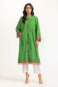 UAE -1Pc Digital Printed Cambric Kurti GLS-23-13
