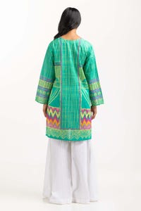 UAE -Digital Printed Cambric Shirt GLS-23-183
