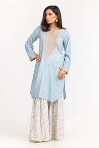 UAE -Cotton Jacquard Embroidered Shirt GLS-23-192