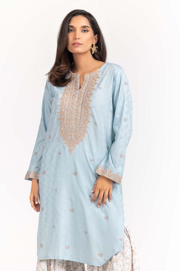 UAE -Cotton Jacquard Embroidered Shirt GLS-23-192