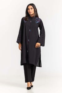 UAE -Dyed Cambric Embroidered Shirt GLS-23-198