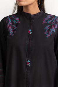 UAE -Dyed Cambric Embroidered Shirt GLS-23-198