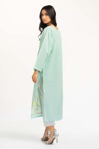 UAE -Dyed Cambric Embroidered Shirt GLS-23-200