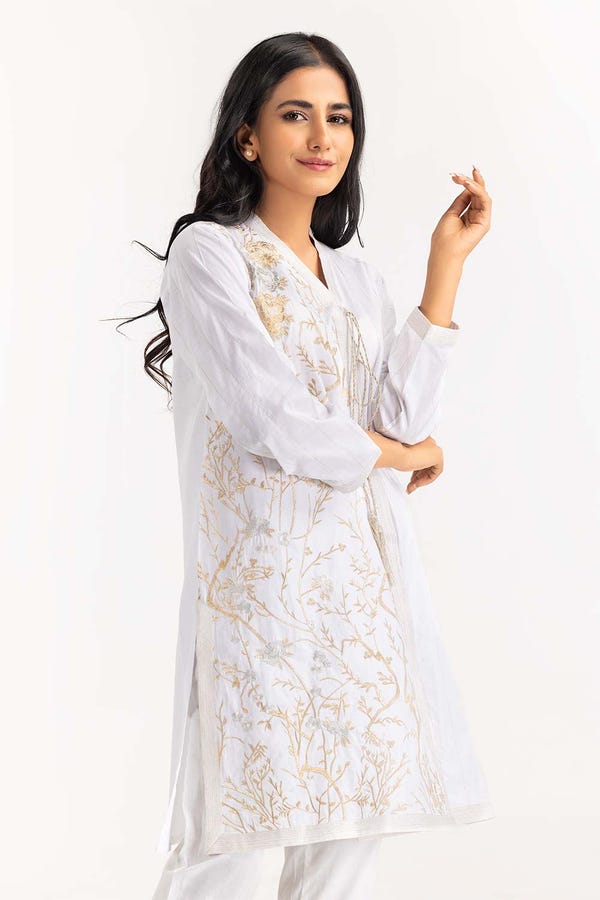 UAE -Cambric Embroidered Shirt GLS-23-206