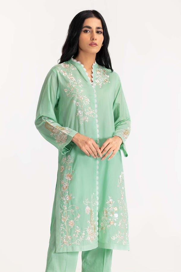 UAE -Cambric Embroidered Shirt GLS-23-208
