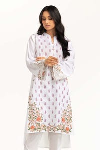 UAE -Dyed Cambric Screen Print Shirt GLS-23-212