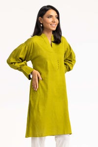 UAE -Dyed Self Dobby Embelished Shirt GLS-23-224