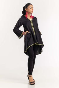 UAE -Dyed Cotton Stripes Embroidered Shirt GLS-23-232