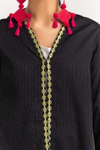 UAE -Dyed Cotton Stripes Embroidered Shirt GLS-23-232