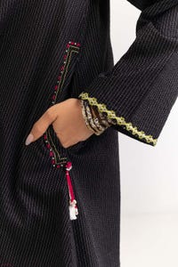 UAE -Dyed Cotton Stripes Embroidered Shirt GLS-23-232