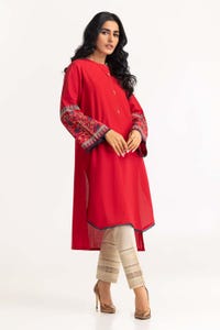 UAE -Cambric Embroidered Kurti GLS-23-30