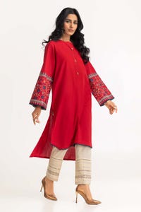 UAE -Cambric Embroidered Kurti GLS-23-30