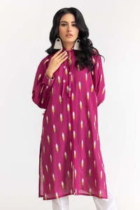 UAE -Dyed Jacquard Embelished Shirt GLS-23-49