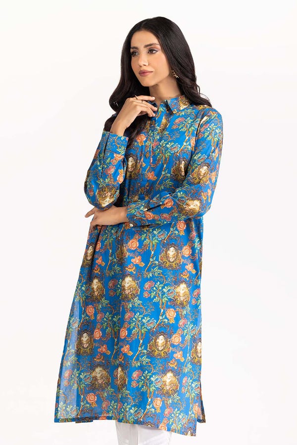 UAE -Digital Printed Cambric Shirt GLS-23-93