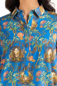 UAE -Digital Printed Cambric Shirt GLS-23-93