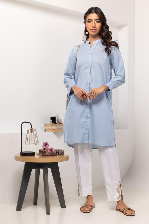 UAE -Dobby Dyed Embellished Shirt GLS-24-02