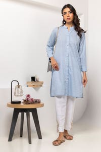 UAE -Dobby Dyed Embellished Shirt GLS-24-02