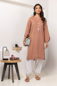 UAE -Dobby Dyed Embellished Shirt GLS-24-05