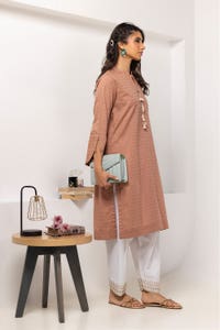 UAE -Dobby Dyed Embellished Shirt GLS-24-05