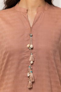 UAE -Dobby Dyed Embellished Shirt GLS-24-05