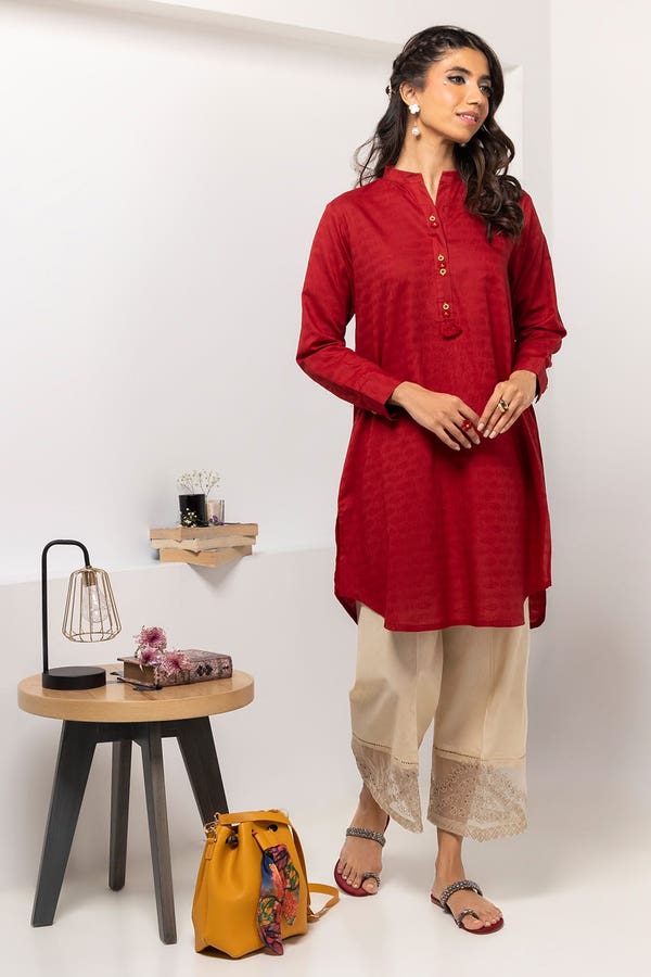 UAE -Dobby Dyed Embellished Shirt GLS-24-06